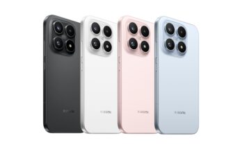 Image of a sleek modern smartphone with a vibrant display and multiple camera lenses (conceptual Xiaomi 17 Series device).