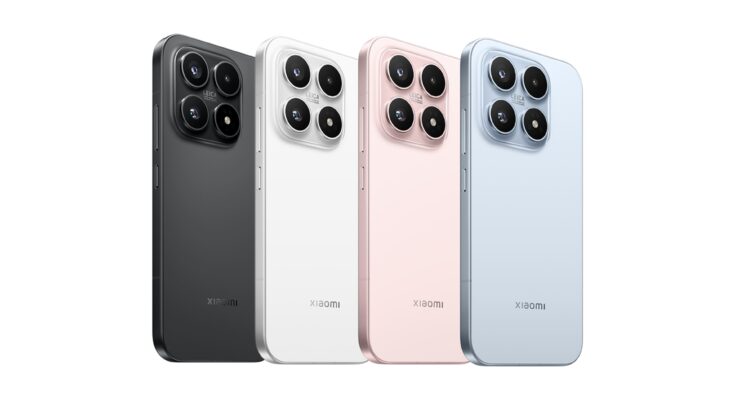 Image of a sleek modern smartphone with a vibrant display and multiple camera lenses (conceptual Xiaomi 17 Series device).