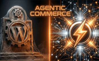 Agentic Web vs Monolithic E-commerce comparison by MageBolt Solutions.