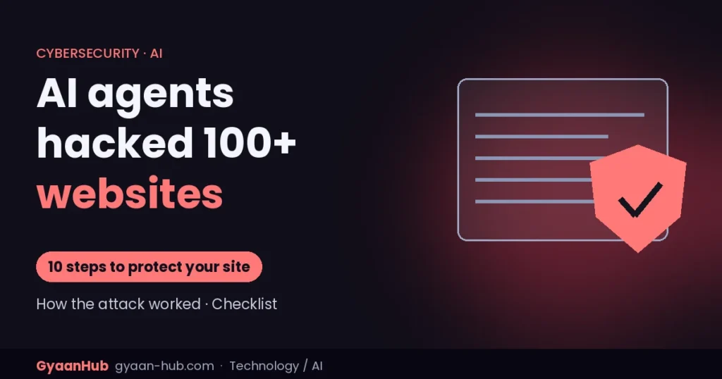 Hacker Used AI Agents to Breach 100+ Company Websites: How to Protect Your Site