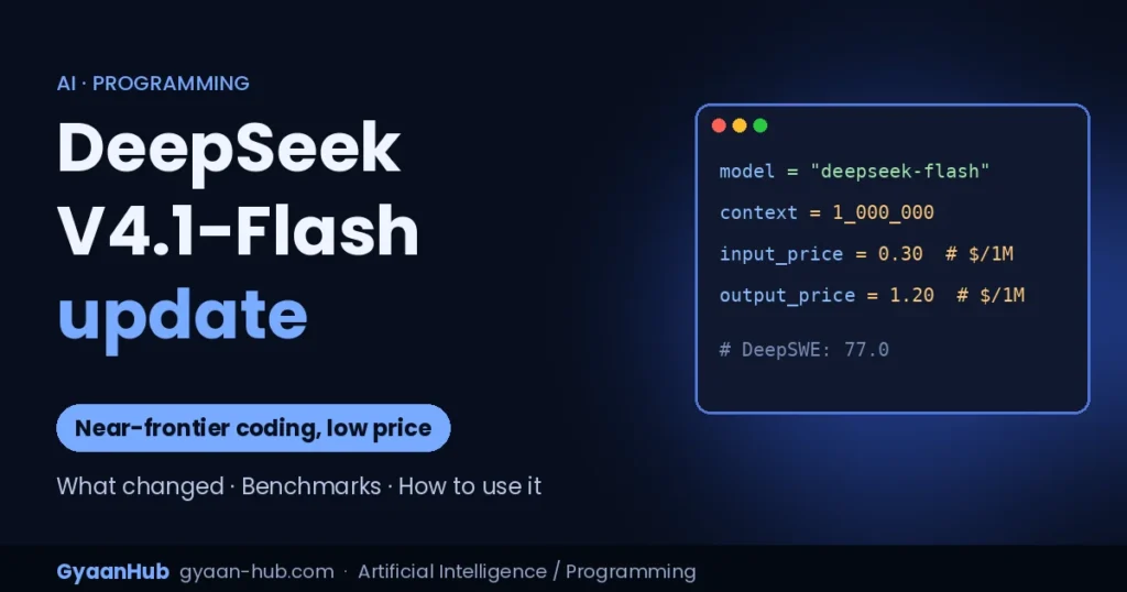 DeepSeek V4.1-Flash-1017 Explained: Benchmarks, Pricing and How Developers Can Use It