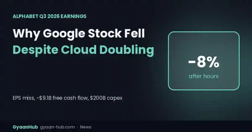 Why Google Stock Fell After Alphabet’s Q3 2026 Earnings Despite Cloud Revenue Doubling