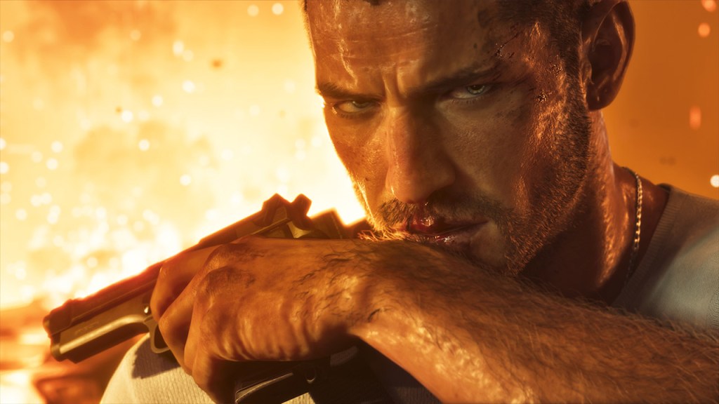 GTA 6 Edge screenshot of Jason Duval holding a gun