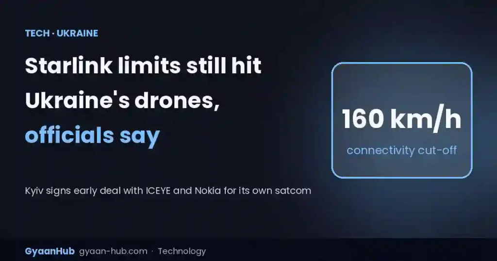 Starlink Restrictions Still Hitting Ukraine’s Drones, Officials Say, Despite Trump’s Claims