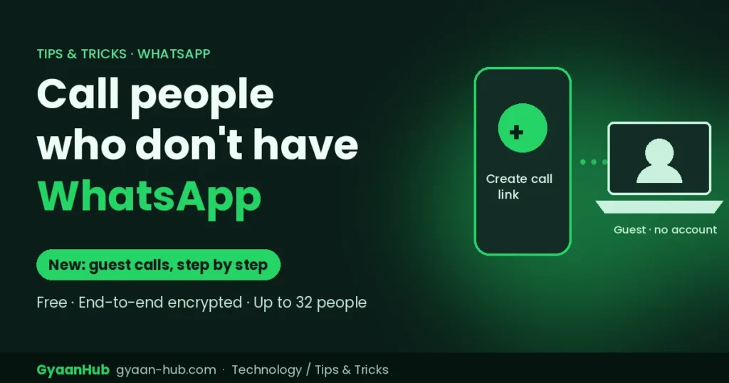 WhatsApp Guest Calls: How to Call Someone Who Doesn’t Have WhatsApp